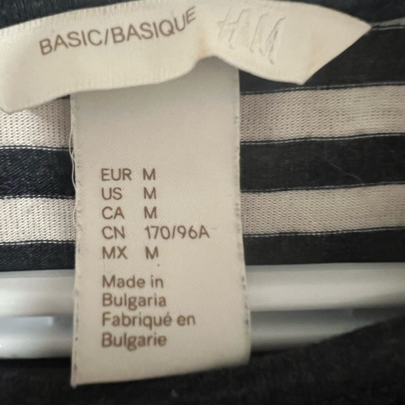 H&M Stripped Jersey Tshirt Dress - Picture 4 of 4